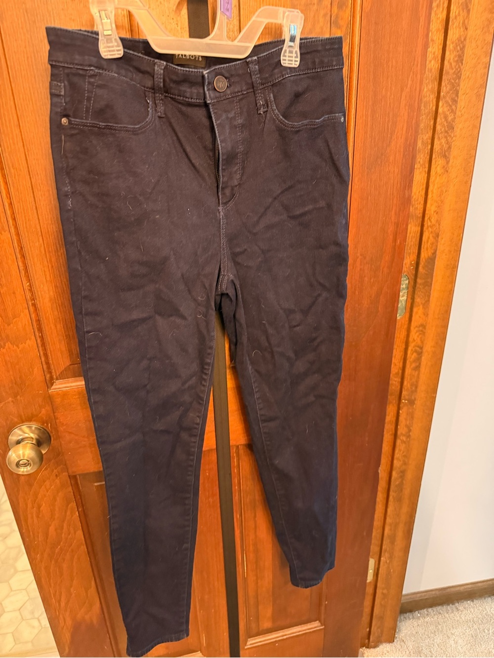 Talbots Dark Wash Skinny High-Rise Jeans for Women